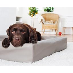 BIA BED Hundeseng PU Læder Vaskbar & Formfast Bund Mulvad